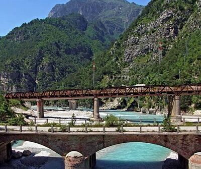 Железнодорожный мост Киузафорте, Италия